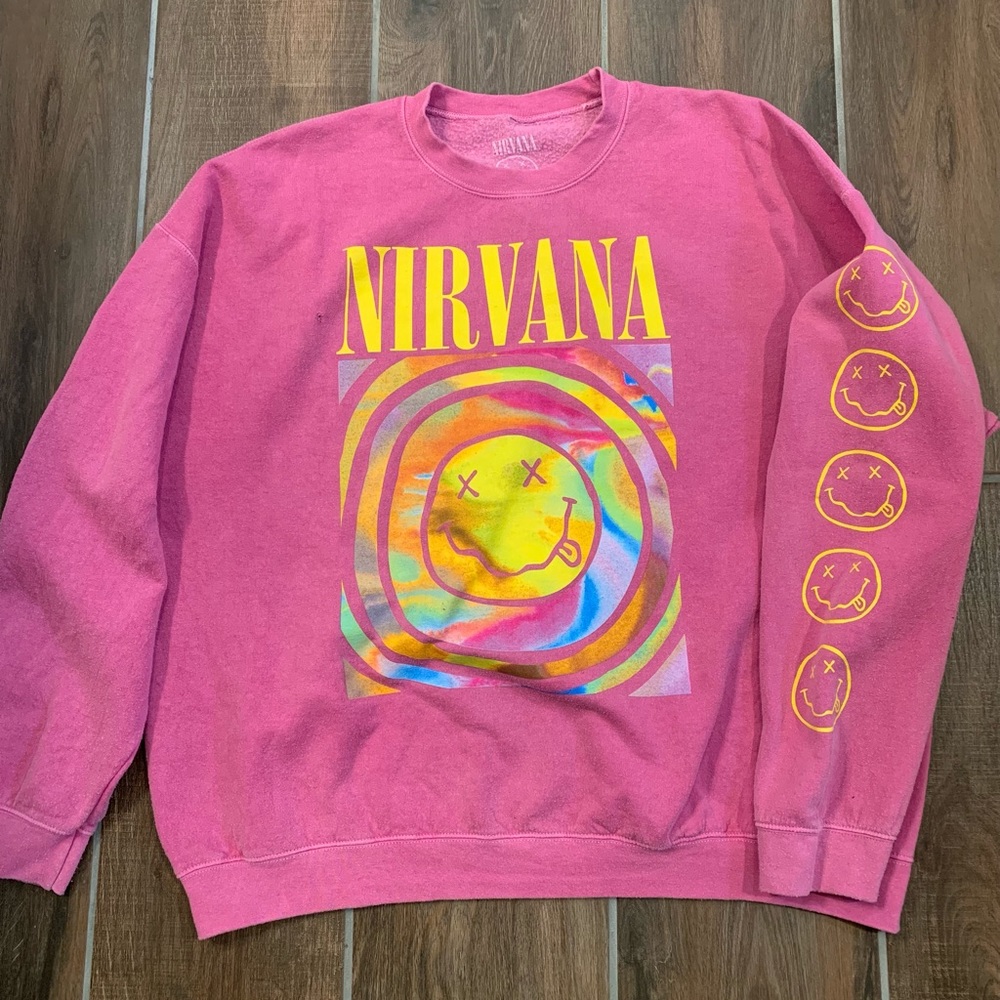 Pink Nirvana Sweatshirt S/M